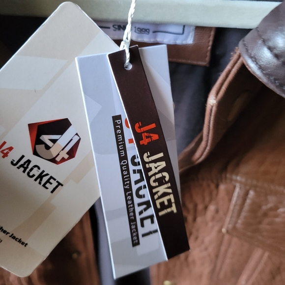 Leather Bomber Jacket - Picture 5 of 12